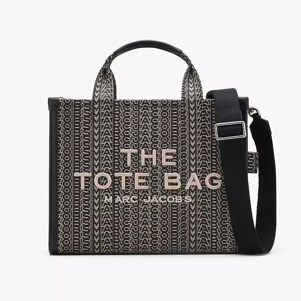 THE MONOGRAM JACQUARD MEDIUM TOTE BAG